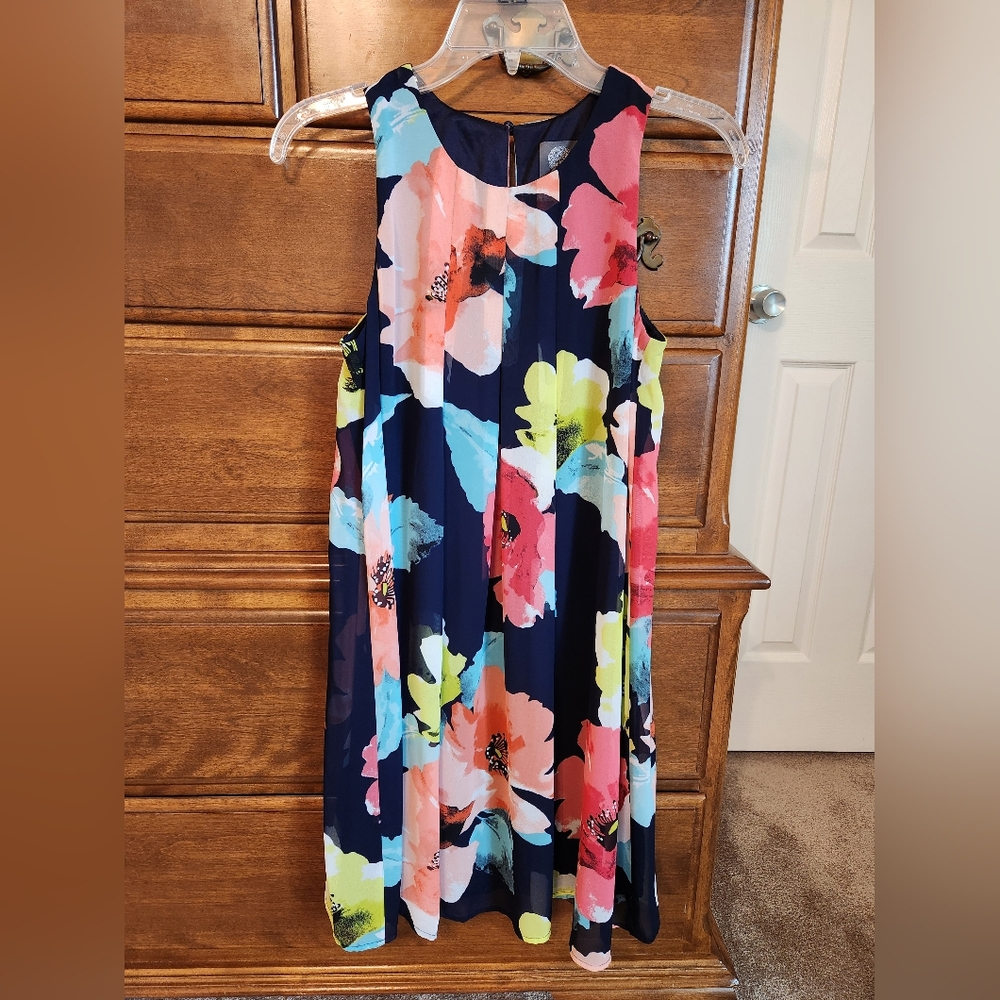 Vince Camuto Floral Sleeveless Dress
